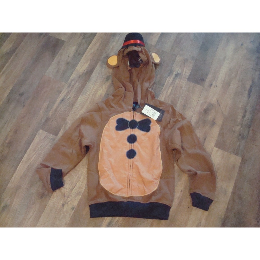 Five Nights at Freddy's Freddy Fazbear Zip Hoodie Youth XS TOPHAT 14X20 Cosplay